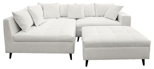 ROHOVÁ SEDAČKA, textil, svetlosivá MID.YOU - Sedačky, Online Only