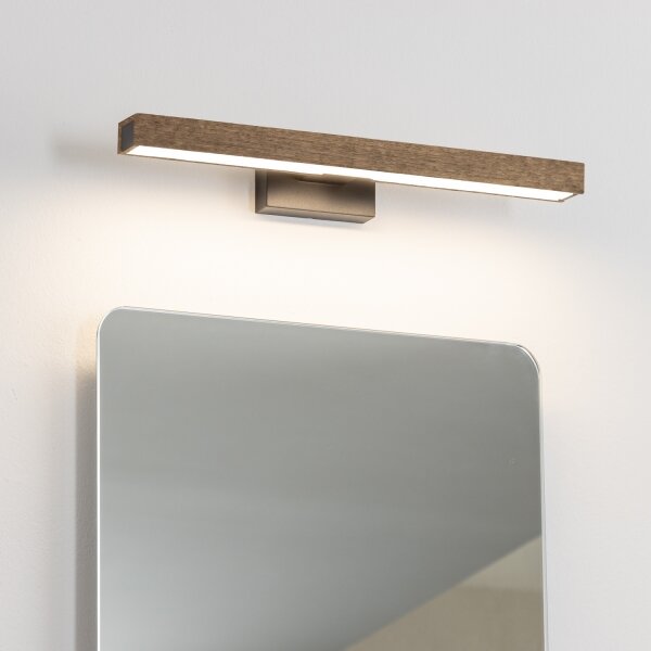 Brilagi-LED Kúpeľňové osvetlenie zrkadla WOODY MIRROR LED/8W/230V IP44 dub/čierna