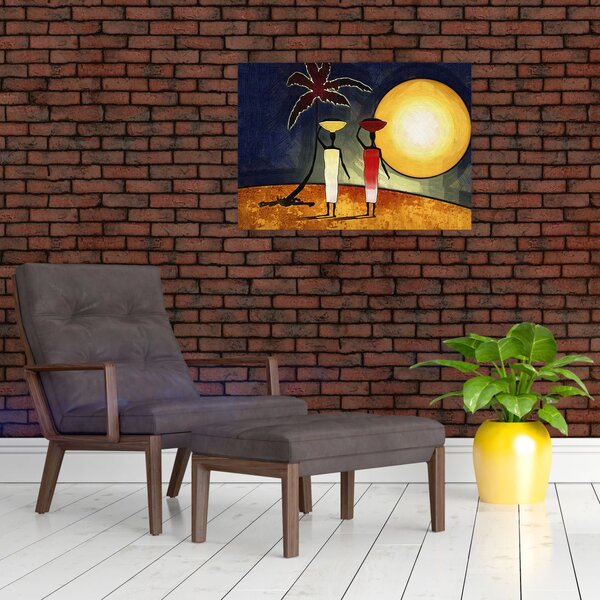 Obraz starovekej maľby (70x50 cm)