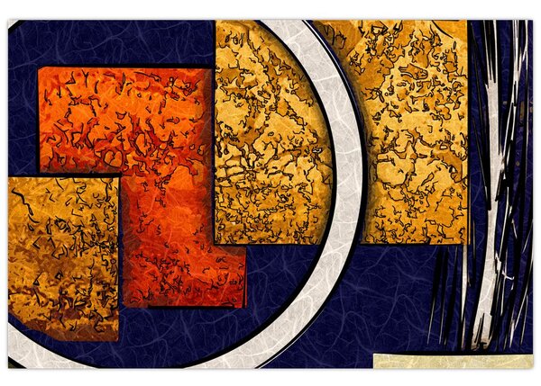 Obraz abstrakcie (90x60 cm)