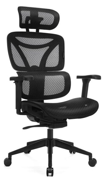 Kancelárska ergonomická stolička LEVANO čierna