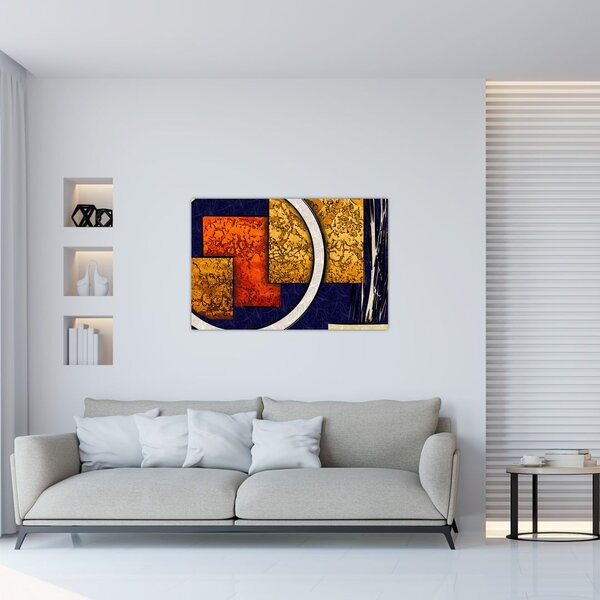 Obraz abstrakcie (90x60 cm)