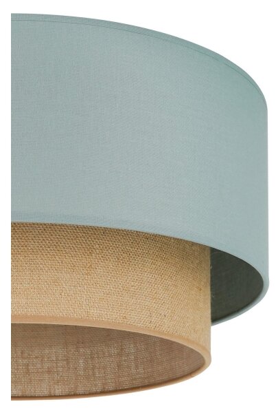 Duolla - Stropné svietidlo BOHO 1xE27/15W/230V pr. 45 cm zelená/hnedá