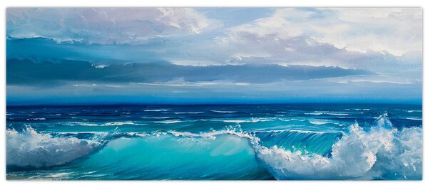 Obraz - Morské vlny (120x50 cm)