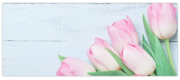 Obraz - Kytica tulipánov (120x50 cm)