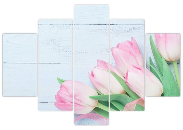 Obraz - Kytica tulipánov (150x105 cm)