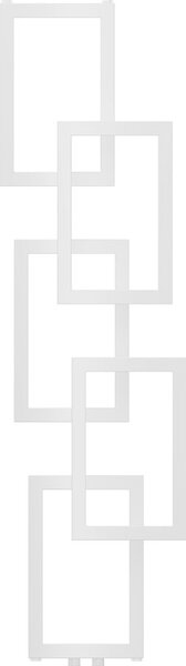 Mexen Grid, dekoratívny kúpeľňový radiátor 1360 x 390 mm, 349 W, biela, W215-1360-390-00-20