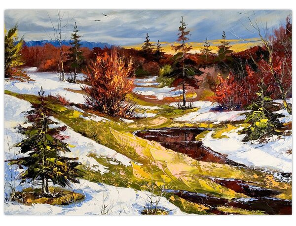 Obraz - Príchod jari (70x50 cm)