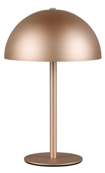 LED stolová lampa v bronzovej farbe s kovovým tienidlom (výška 21 cm) Munoz – Reality