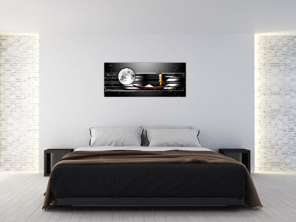 Obraz starovekej dobovej maľby (120x50 cm)