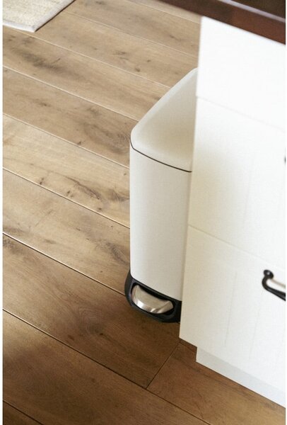 Krémový pedálový oceľový odpadkový kôš 12 l Design – Wenko