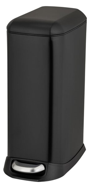 Matne čierny pedálový oceľový odpadkový kôš 12 l Design – Wenko