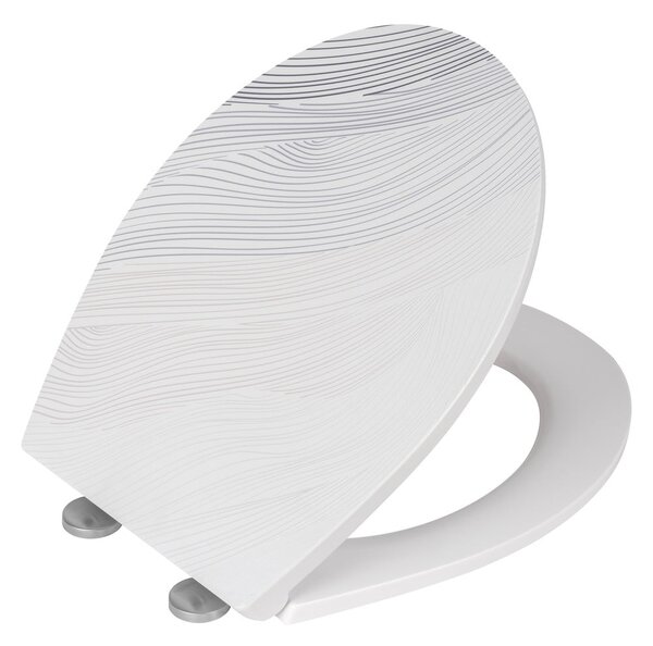 Záchodová doska s automatickým zatváraním 38 x 44,5 cm Menin – Wenko