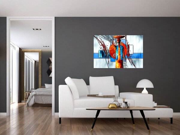 Obraz maľby starovekej osoby (90x60 cm)