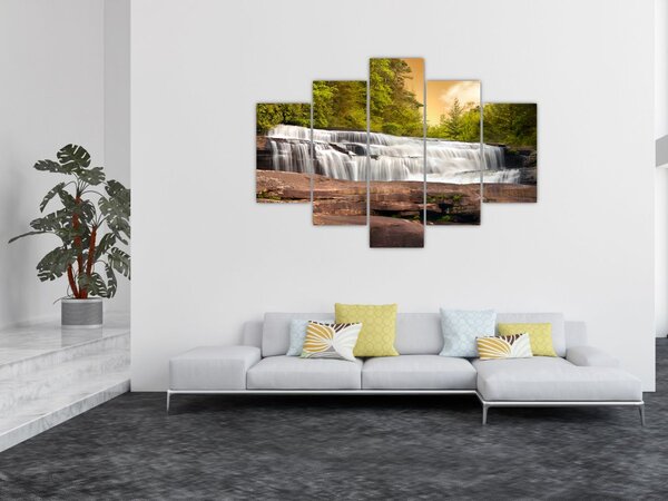 Obraz vodopádu (150x105 cm)