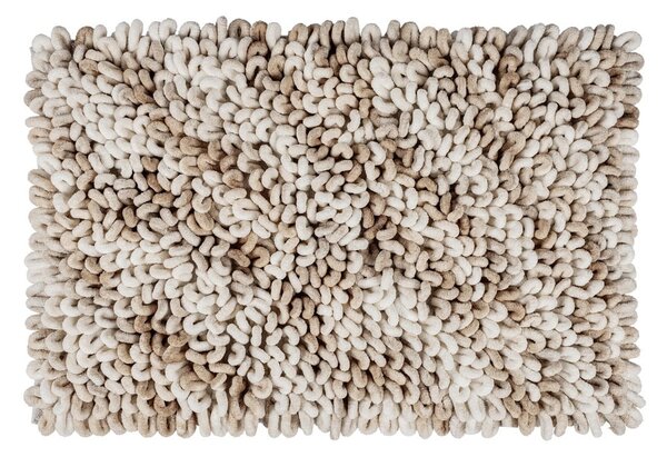 Béžová textilná kúpeľňová predložka 60x90 cm Lerici – Wenko