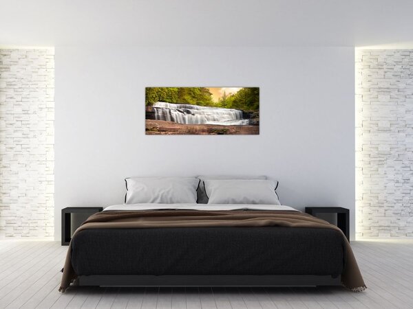 Obraz vodopádu (120x50 cm)