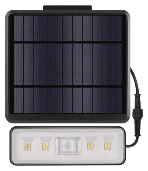 Solárny LED reflektor so senzorom pohybu, 1300 lm, neutrálna biela (ZG112S)