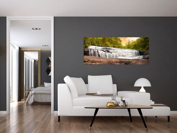 Obraz vodopádu (120x50 cm)