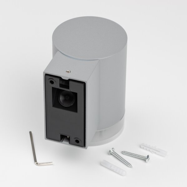 BRILAGI - Vonkajšie nástenné svietidlo MATERA 1xGU10/30W/230V šedá IP54