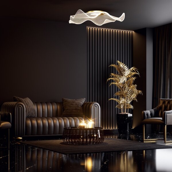 LED Stropné svietidlo LARGO LED/16W/230V zlatá