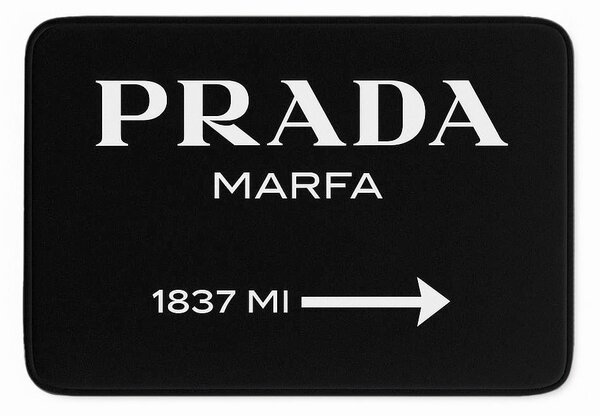 Čierne zamatové kúpeľňové predložky v súprave 2 ks 60x100 cm Prada – Mila Home