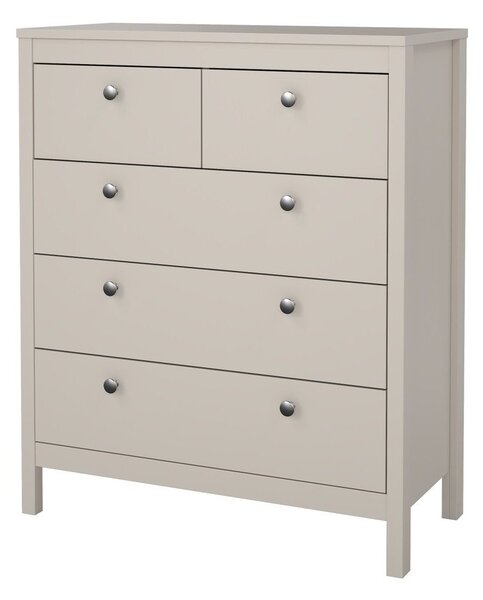Sivobéžová komoda 82x99x38 cm Madrid – Tvilum