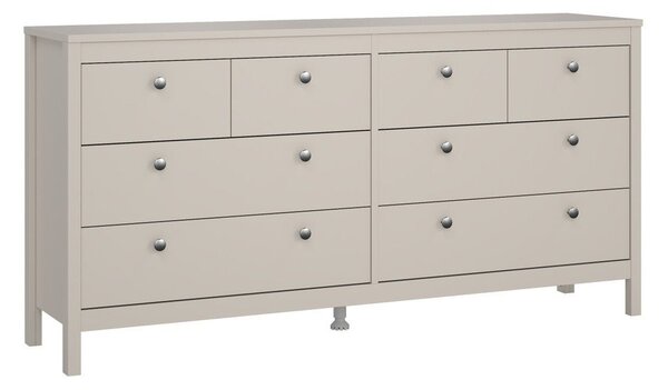 Sivobéžová komoda 159x80x38 cm Madrid – Tvilum