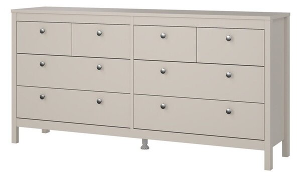 Sivobéžová komoda 159x80x38 cm Madrid – Tvilum