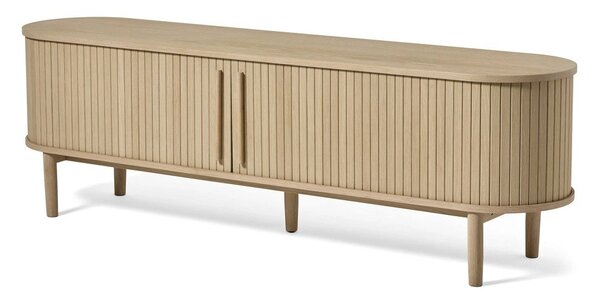 TV stolík v dekore duba v prírodnej farbe 180x56x40 cm Meta – Unique Furniture