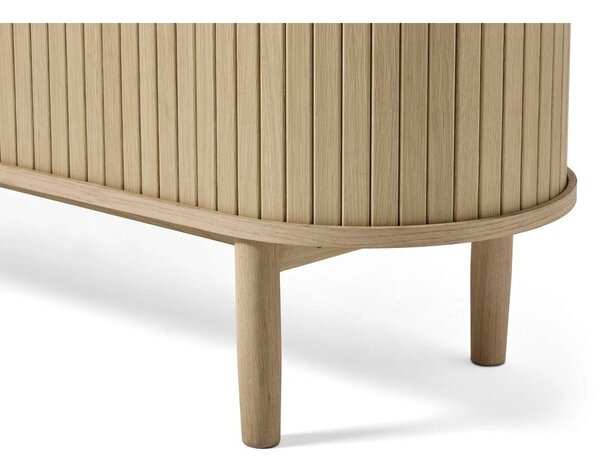 TV stolík v dekore duba v prírodnej farbe 180x56x40 cm Meta – Unique Furniture