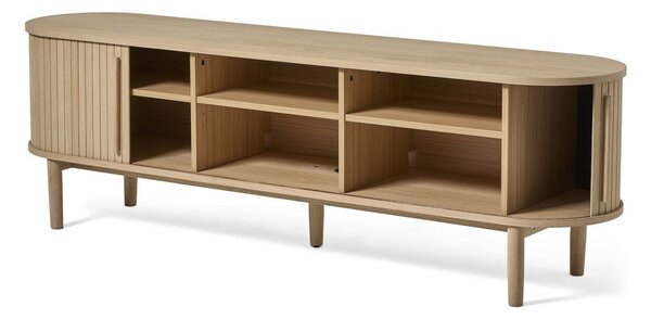 TV stolík v dekore duba v prírodnej farbe 180x56x40 cm Meta – Unique Furniture