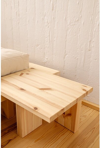 Hnedý nočný stolík z borovicového dreva Japan – Karup Design