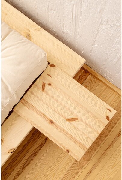 Hnedý nočný stolík z borovicového dreva Japan – Karup Design