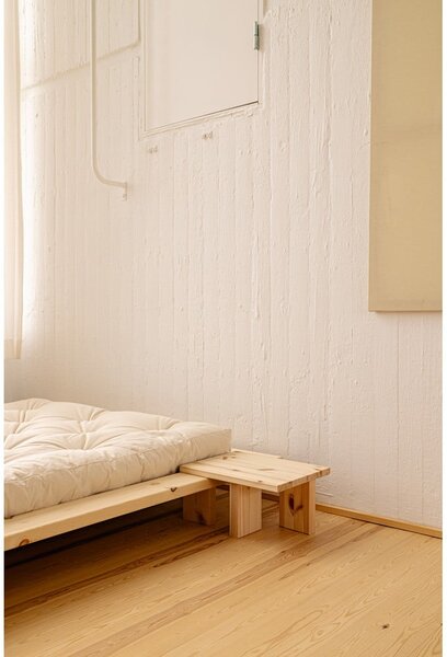 Hnedý nočný stolík z borovicového dreva Japan – Karup Design