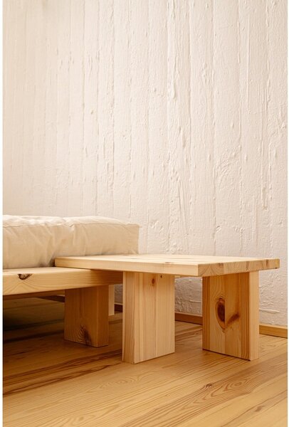 Hnedý nočný stolík z borovicového dreva Japan – Karup Design
