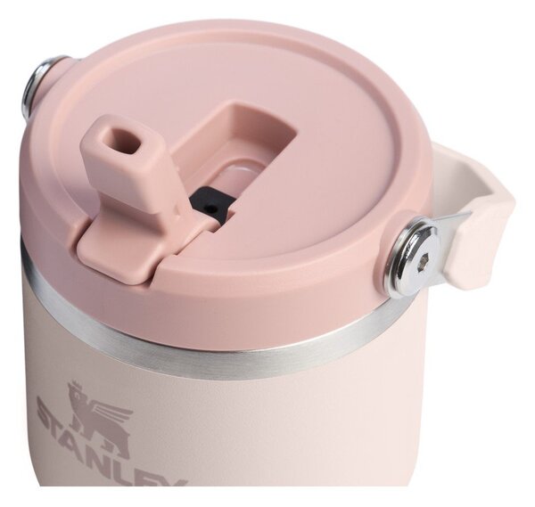 Svetloružová termoska z nehrdzavejúcej ocele 600 ml IceFlow™ Flip Straw 2.0 Tumbler Rose Quartz – Stanley