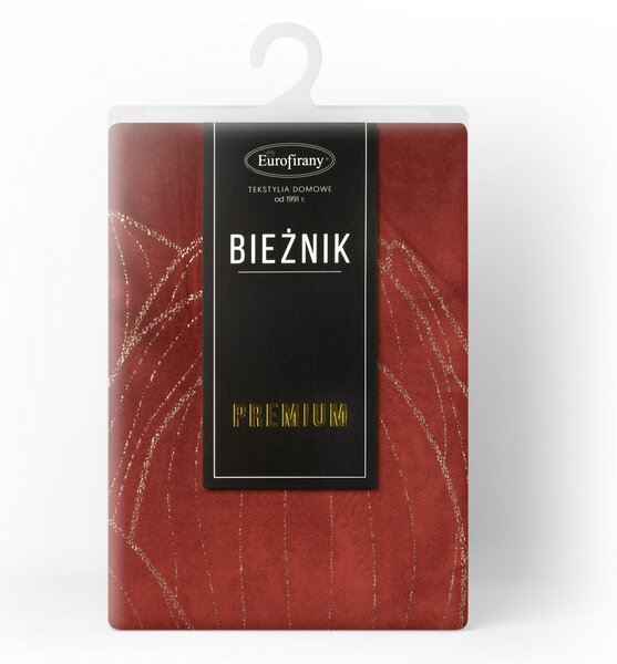 OBRUS BLINK 12 35X140 CM TEHLOVÝ