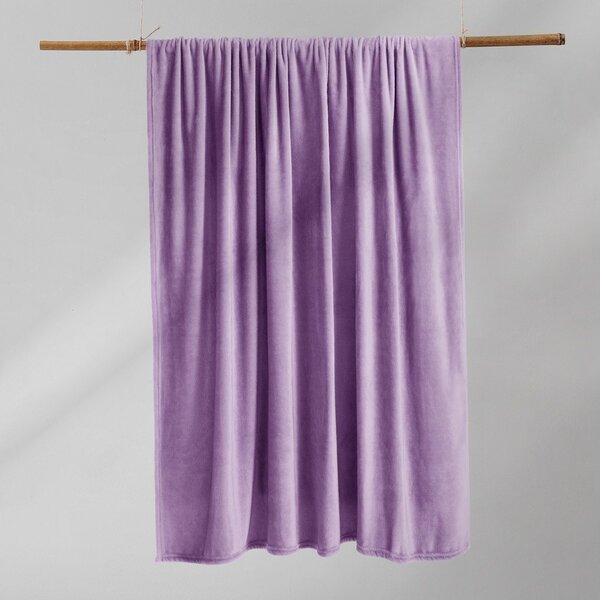 Fialová deka z mikrovlákna DecoKing Mic, 160 × 210 cm