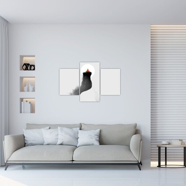 Obraz - Meditácia na vrchole (90x60 cm)
