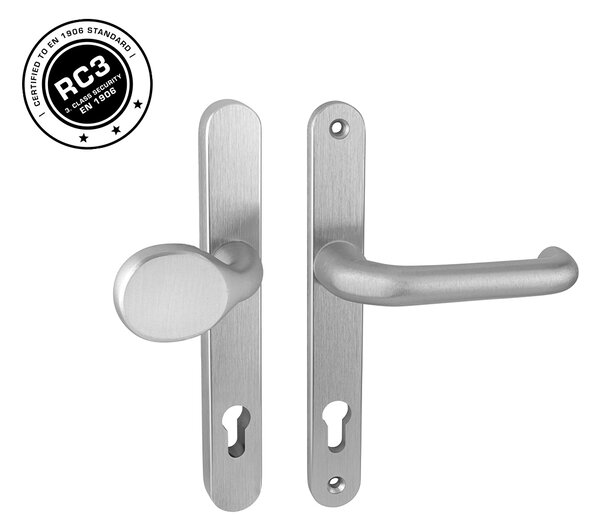 MPK - SECURO ALU A04 - SOU M1 COSLAN madlo/kľučka PZ 92 mm Nerez matná