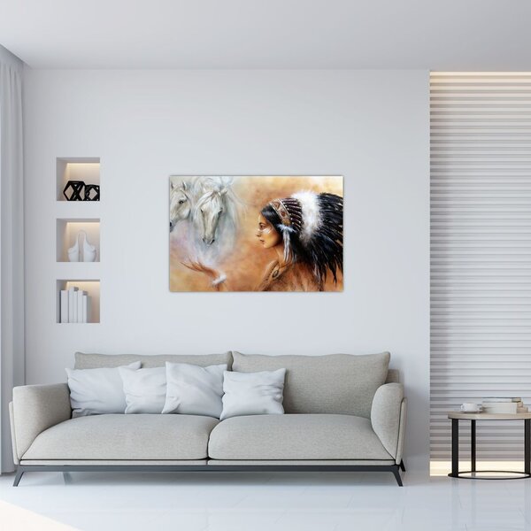 Obraz - Kúzla indiánov (90x60 cm)