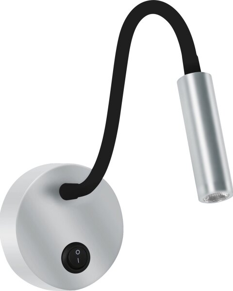 Brilagi - LED Flexibilná nástenná lampa MAYA LED/3W/230V 4000K strieborná