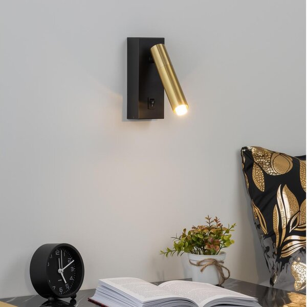 Brilagi - LED Nástenné bodové svietidlo MAYA 1xG9/4W/230V čierna/zlatá