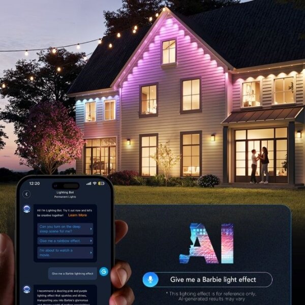 Govee - LED RGBIC svetelná reťaz 30 m Wi-Fi Matter IP67