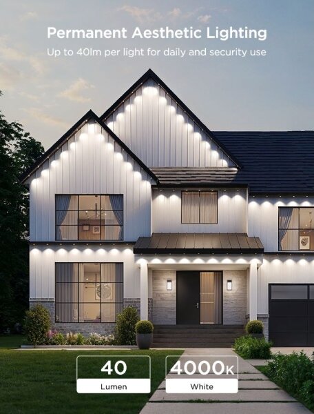 Govee - LED RGBIC svetelná reťaz 30 m Wi-Fi Matter IP67