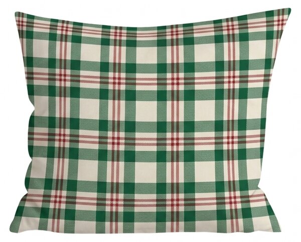 Bavlnená obliečka na vankúš WINTER PLAID 45x45 cm, farebná