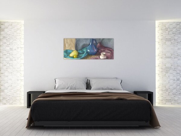 Obraz - Maľované zátišie (120x50 cm)