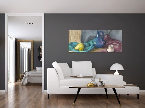 Obraz - Maľované zátišie (120x50 cm)