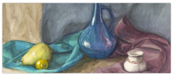Obraz - Maľované zátišie (120x50 cm)